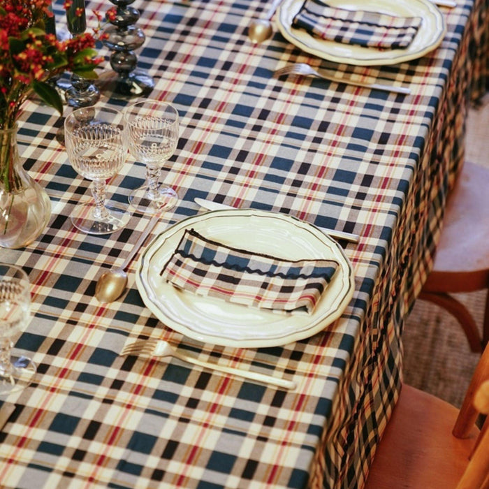 Tablecloth Kinloch Blue 160x250cm - Tablecloths - Maison Dinette