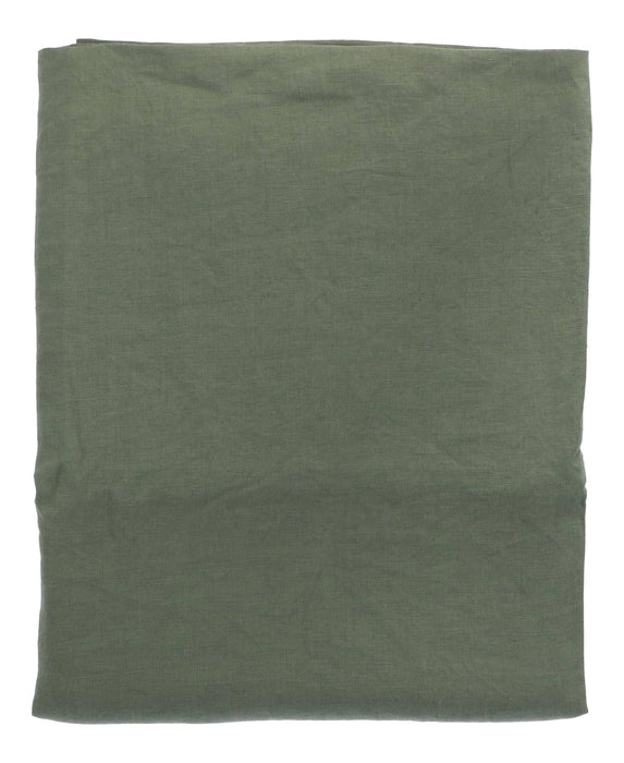 Tablecloth linen khaki 160x270cm Tell me More - -. FOODIES IN HEELS