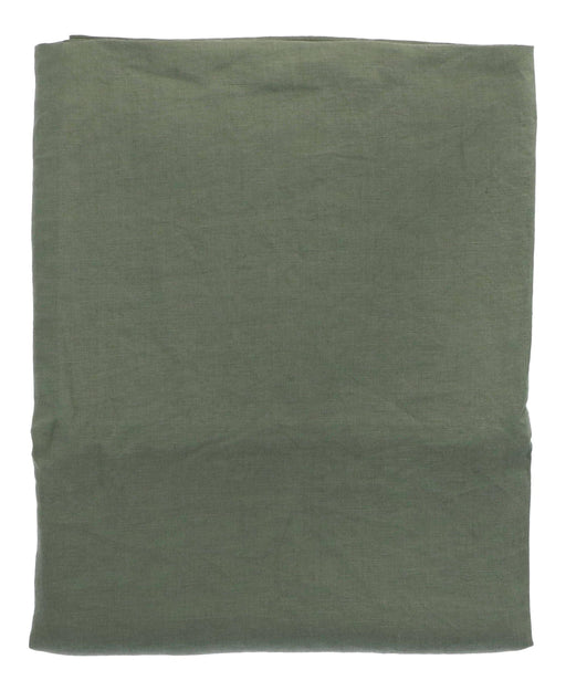 Tablecloth linen khaki 160x330cm Tell me More - -. FOODIES IN HEELS