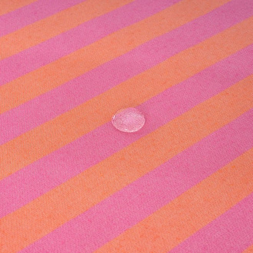 Tafelkleed Maglia Raya fychsia met roze oranje 160x160cm - Tafelkleden - Muaré