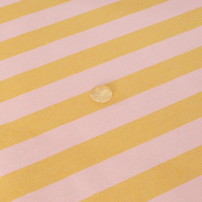 Tablecloth Maglia Raya yellow with pink stripe 160x300cm - Tablecloths - Muaré