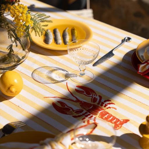 Tablecloth Magritte Yellow 170x360cm - Tablecloths - Maison Dinette