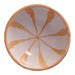Tapas schaaltje Granada streep peach 10cm - Kommen - Lenta Living