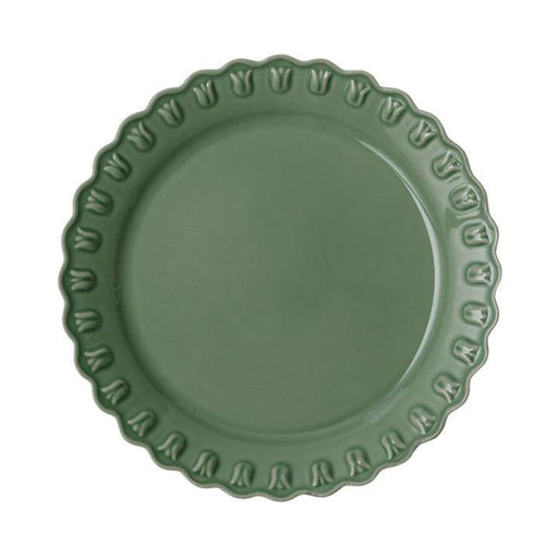 Tulipa dinner plate 26cm Verona Green (set of 2) - Dinner plates - PotteryJo