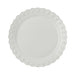 Tulipa dinner plate 26cm White (set of 2) - Dinner plates - PotteryJo