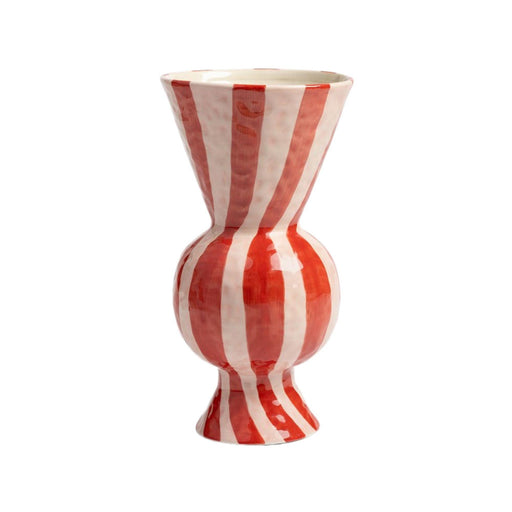 Vaas rhombic rood 29,5cm - Vazen - &Klevering