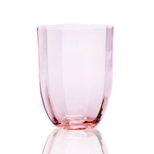 Water glass Straight Rosa (set of 6) Anna von Lipa - -. FOODIES IN HEELS