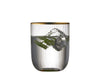 Water glasses Palermo gold rim (set of 4) Lyngby Glas - -. FOODIES IN HEELS