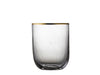 Water glasses Palermo gold rim (set of 4) - Water glasses - Lyngby Glas