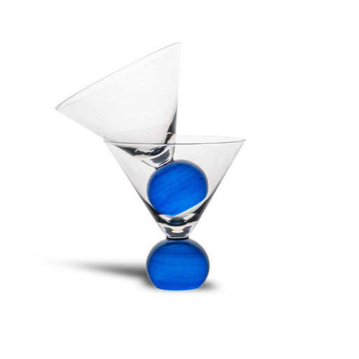 Waterglazen Spice Blue (set van 2) - Waterglazen - Byon