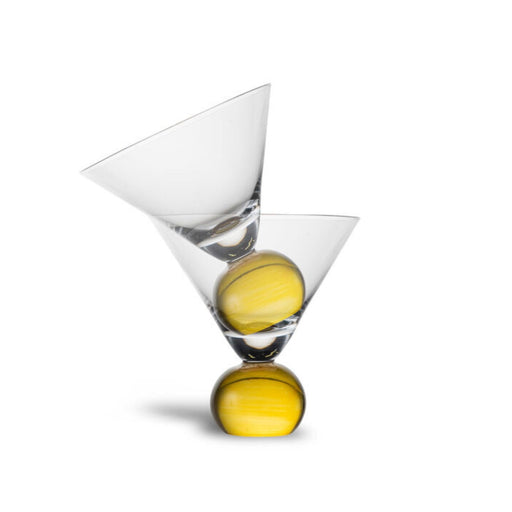 Waterglazen Spice Yellow (set van 2) - Waterglazen - Byon