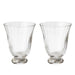 Water Glasses Trellis Clear (set of 2) Bungalow - -. FOODIES IN HEELS