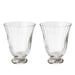 Waterglazen Trellis Clear (set van 2) - Waterglazen - Bungalow
