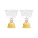 Water glasses Tulip Caramel (set of 2) &Klevering - -. FOODIES IN HEELS