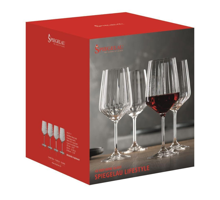 Wine glass red wine Lifestyle 630ml (set of 4) Spiegelau - FOODIES IN HEELS