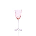 Wine glass white wine Limoux Rosa with base in crystal color (set of 2) Anna von Lipa - -. FOODIES IN HEELS