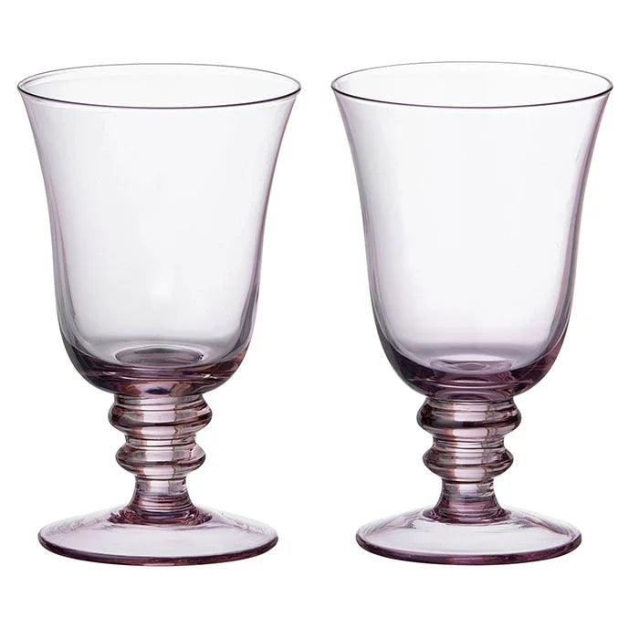 Wine glasses Leopold Blush (set of 2) Bungalow - -. FOODIES IN HEELS