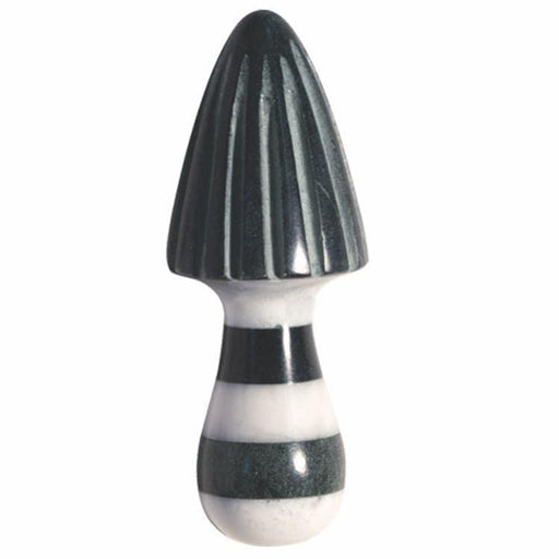 White with black and gray striped marble citrus press Be Home - -. FOODIES IN HEELS